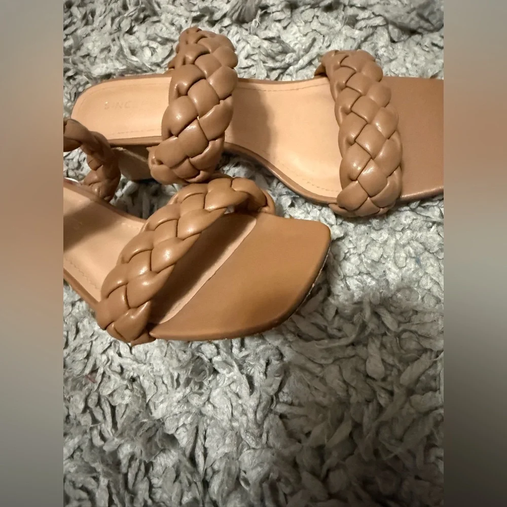 Sincerely Jules Tan Braided Women's Sandals - Picture 5 of 12